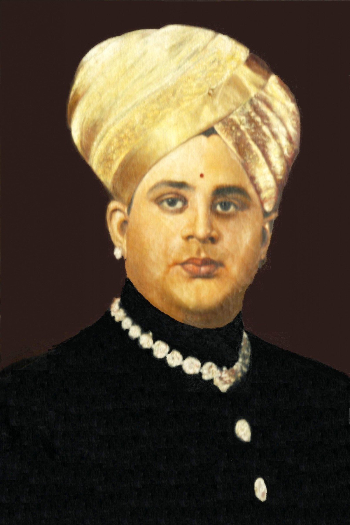 Portrait of His Highness Maharaja Sri Jayachamraja Wadiyar of Mysore