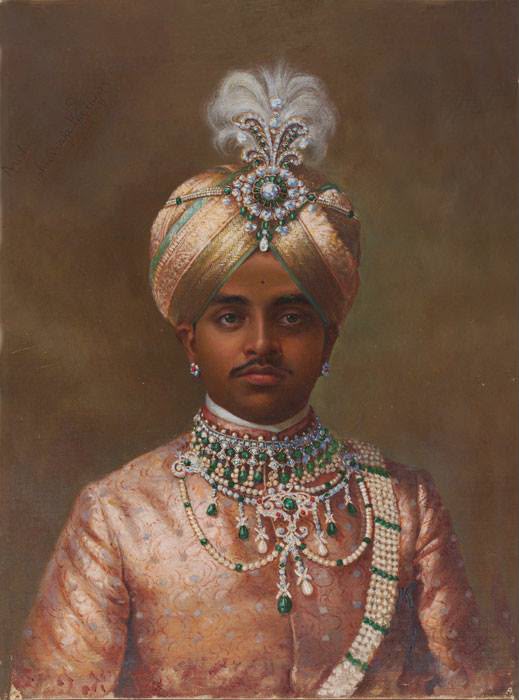 Portrait of His Highness Maharaja Sri Nalvadi Krishnaraja Wadiyar